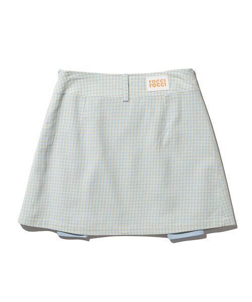 ROCCI ROCCI（ロッシロッシ）の「Slit Point Skirt [SKY BLUE CHECK]（スカート・レディース・その他・MEDIUM/SMALL）」の4枚目の写真
