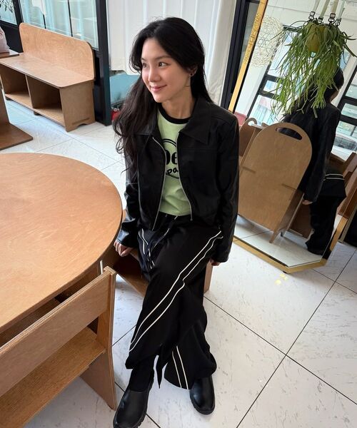 METAPHER(メタファ)の「MET スリットワイドスラックス ネイビー(スラックス・レディース・ネイビー・FREE)」の22枚目の写真