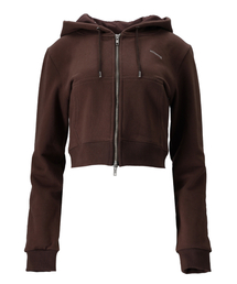MINA SONG（ミナソン）の「BASIC ZIP UP HOODIE - ESPRESSO（パーカー）」