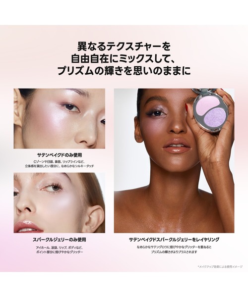 TIRTIR（ティルティル）の「PRISM HIGHLIGHTER DUO（ハイライト/シェーディング・レディース・02 ROSEGOLD SOLAR/03 PURPLE METEOR/01 CHAMPAGNE HALO・FREE）」の10枚目の写真