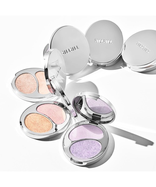 TIRTIR（ティルティル）の「PRISM HIGHLIGHTER DUO（ハイライト/シェーディング・レディース・02 ROSEGOLD SOLAR/03 PURPLE METEOR/01 CHAMPAGNE HALO・FREE）」の14枚目の写真