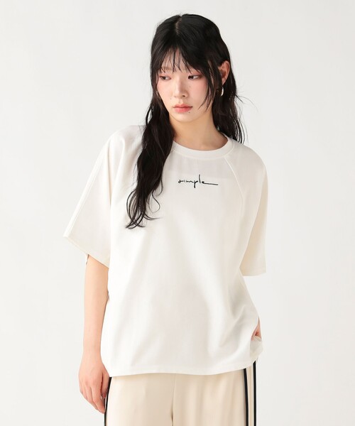 BEAMS HEART(ビームスハート)の「【8/13値下げ】シンプル 刺繍 Tシャツ(Tシャツ/カットソー・レディース・グリーン系その他/ブルー系その他/オフホワイト/チャコールグレー・FREE)」の7枚目の写真