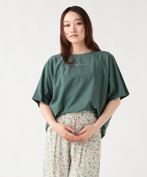 BEAMS HEART(ビームスハート)の「【8/13値下げ】シンプル 刺繍 Tシャツ(Tシャツ/カットソー・レディース・グリーン系その他/ブルー系その他/オフホワイト/チャコールグレー・FREE)」の11枚目の写真