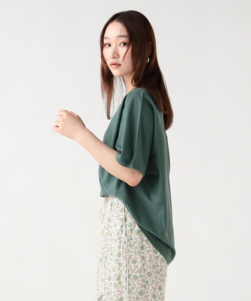 BEAMS HEART(ビームスハート)の「【8/13値下げ】シンプル 刺繍 Tシャツ(Tシャツ/カットソー・レディース・グリーン系その他/ブルー系その他/オフホワイト/チャコールグレー・FREE)」の12枚目の写真