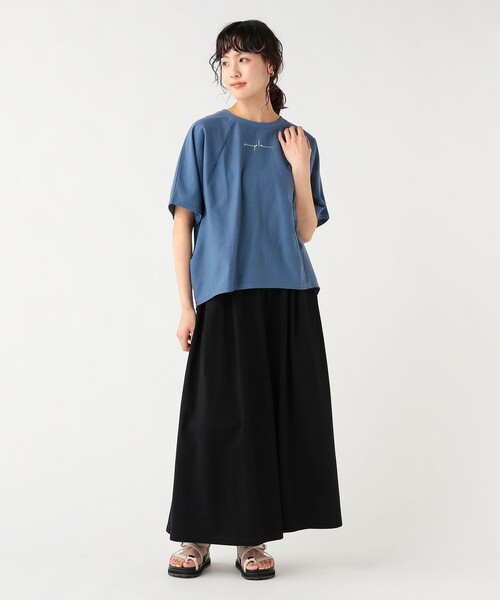 BEAMS HEART(ビームスハート)の「【8/13値下げ】シンプル 刺繍 Tシャツ(Tシャツ/カットソー・レディース・グリーン系その他/ブルー系その他/オフホワイト/チャコールグレー・FREE)」の13枚目の写真