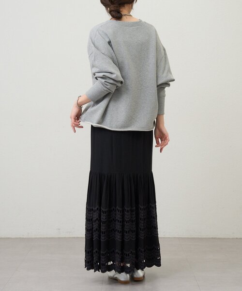 SHENERY（シーナリー）の「スカラップレーススカート（スカート・レディース・ブラック/オフホワイト・36/38）」の21枚目の写真