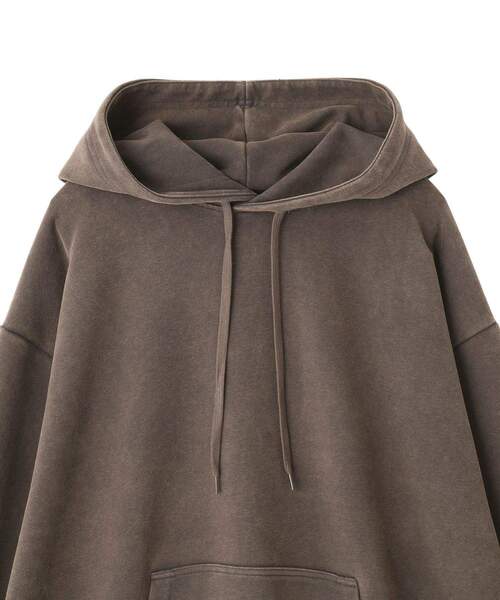 CRAFT STANDARD BOUTIQUE（クラフトスタンダードブティック）の「スノーウォッシュボンディング裏毛バックロゴパーカー（スウェット・メンズ・ブラック/グレイッシュベージュ/ブラウン・M/L/XL）」の22枚目の写真