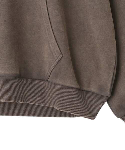 CRAFT STANDARD BOUTIQUE（クラフトスタンダードブティック）の「スノーウォッシュボンディング裏毛バックロゴパーカー（スウェット・メンズ・ブラック/グレイッシュベージュ/ブラウン・M/L/XL）」の21枚目の写真