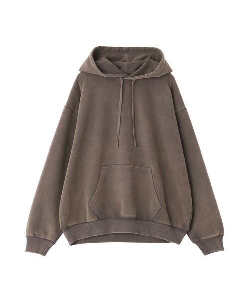 CRAFT STANDARD BOUTIQUE（クラフトスタンダードブティック）の「スノーウォッシュボンディング裏毛バックロゴパーカー（スウェット・メンズ・ブラック/グレイッシュベージュ/ブラウン・M/L/XL）」の13枚目の写真