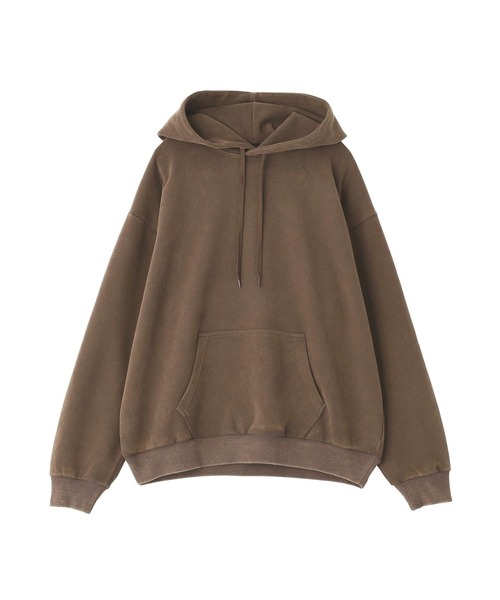 CRAFT STANDARD BOUTIQUE（クラフトスタンダードブティック）の「スノーウォッシュボンディング裏毛バックロゴパーカー（スウェット・メンズ・ブラック/グレイッシュベージュ/ブラウン・M/L/XL）」の2枚目の写真