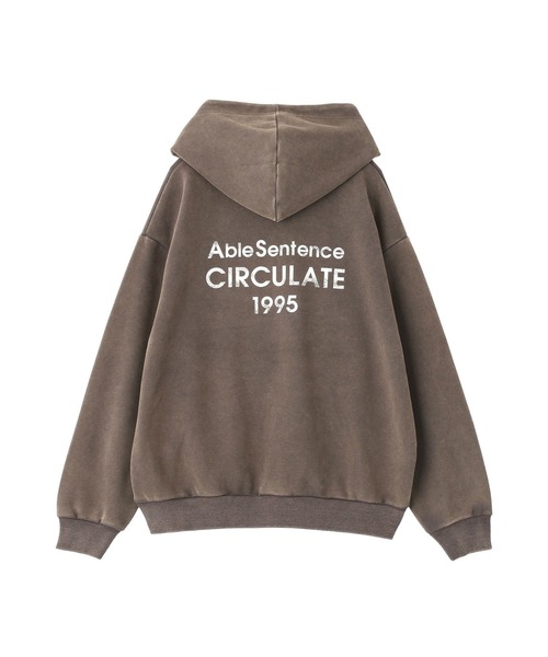 CRAFT STANDARD BOUTIQUE（クラフトスタンダードブティック）の「スノーウォッシュボンディング裏毛バックロゴパーカー（スウェット・メンズ・ブラック/グレイッシュベージュ/ブラウン・M/L/XL）」の3枚目の写真