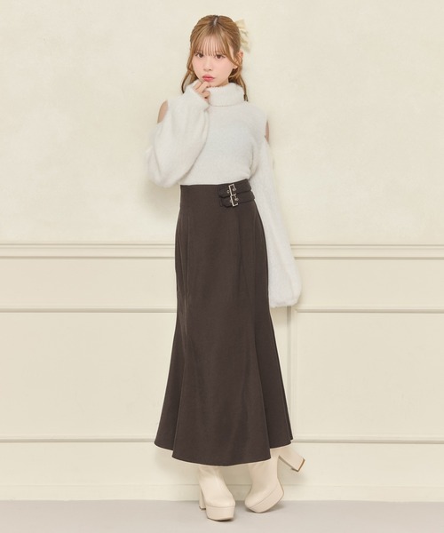 apres jour(アプレジュール)の「ダブルベルトマーメイドスカート(スカート・レディース・アイボリー/ブラック/ダークブラウン・SMALL/MEDIUM/X-LARGE)」の13枚目の写真