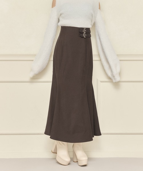apres jour(アプレジュール)の「ダブルベルトマーメイドスカート(スカート・レディース・アイボリー/ブラック/ダークブラウン・SMALL/MEDIUM/X-LARGE)」の12枚目の写真