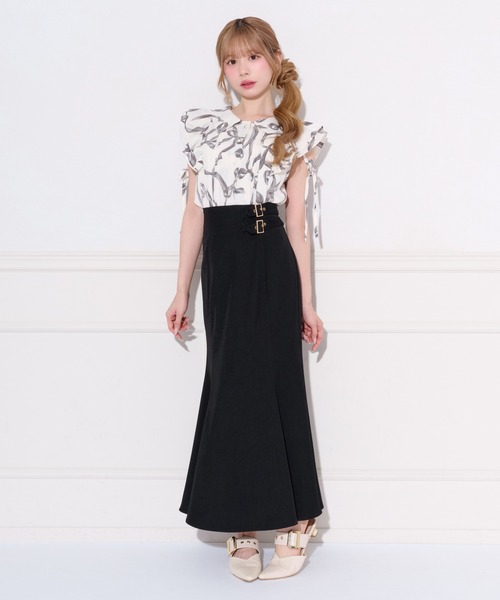 apres jour(アプレジュール)の「ダブルベルトマーメイドスカート(スカート・レディース・アイボリー/ブラック/ダークブラウン・SMALL/MEDIUM/X-LARGE)」の21枚目の写真