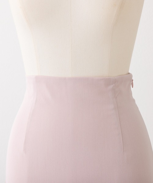 Seemi. byNICECLAUP（ シーミーバイナイスクラップ）の「【Seemi.】ティアードロングスカート（スカート・レディース・ピンク/ミント/アイボリー・FREE）」の4枚目の写真