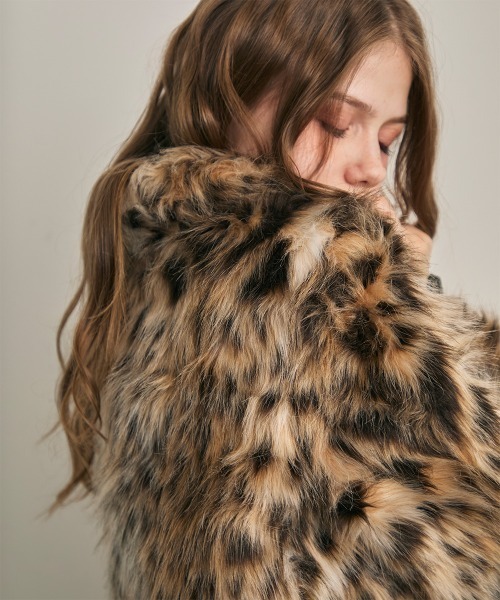 Clum(クルム)の「レオパードエコファーブルゾン(その他アウター・レディース・ベージュ系・SMALL/MEDIUM)」の12枚目の写真