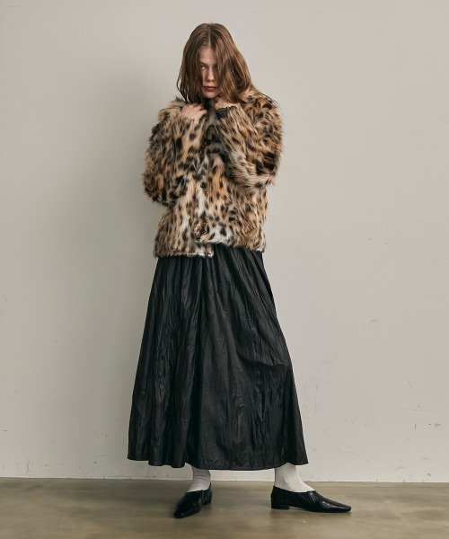 Clum(クルム)の「レオパードエコファーブルゾン(その他アウター・レディース・ベージュ系・SMALL/MEDIUM)」の18枚目の写真