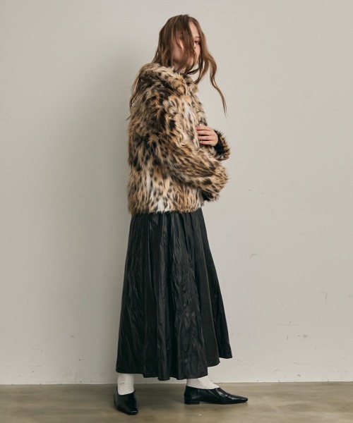 Clum(クルム)の「レオパードエコファーブルゾン(その他アウター・レディース・ベージュ系・SMALL/MEDIUM)」の20枚目の写真