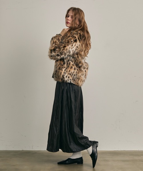 Clum(クルム)の「レオパードエコファーブルゾン(その他アウター・レディース・ベージュ系・SMALL/MEDIUM)」の21枚目の写真