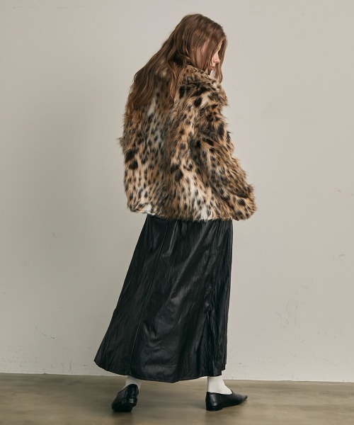Clum(クルム)の「レオパードエコファーブルゾン(その他アウター・レディース・ベージュ系・SMALL/MEDIUM)」の22枚目の写真