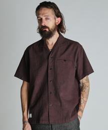 schott(�V���b�g)��Schott/�V���b�g/MIX SHARK COLLAR SS SHIRT/�~�b�N�X �V���[�N�J���[ �����V���c(�V���c/�u���E�X)