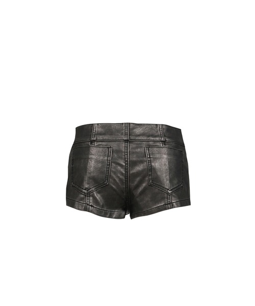 Jaded London(ジェイデッドロンドン)の「PU MILITARY HOTPANTS(その他パンツ・レディース・ブラック・25/26)」の1枚目の写真