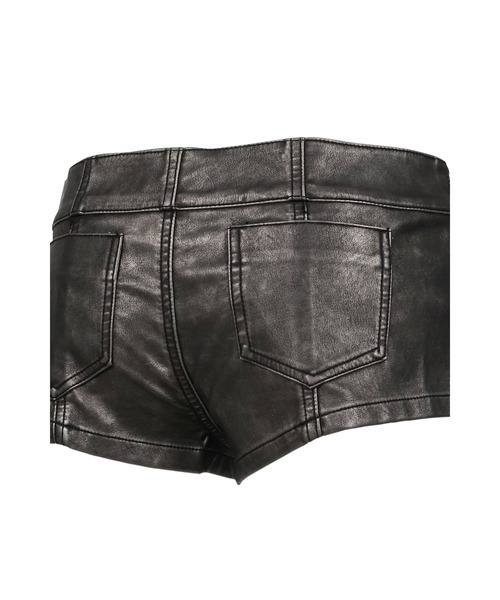 Jaded London(ジェイデッドロンドン)の「PU MILITARY HOTPANTS(その他パンツ・レディース・ブラック・25/26)」の5枚目の写真