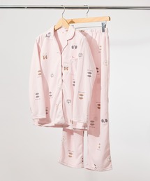 新品未使さえらピンク 刺繍入り割烹着ルームウェア(ゆったり)●肩小さいシミみっけ ルームウェア/パジャマ（ピンク/桃色系）ファッション通販 - ZOZOTOWN