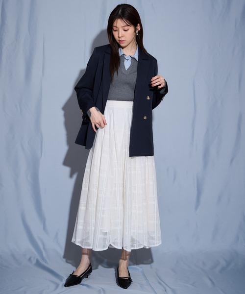 NOELA（ノエラ）の「ダブルブレストジャケット（テーラードジャケット・レディース・ネイビー/ベージュ・S/M）」の12枚目の写真