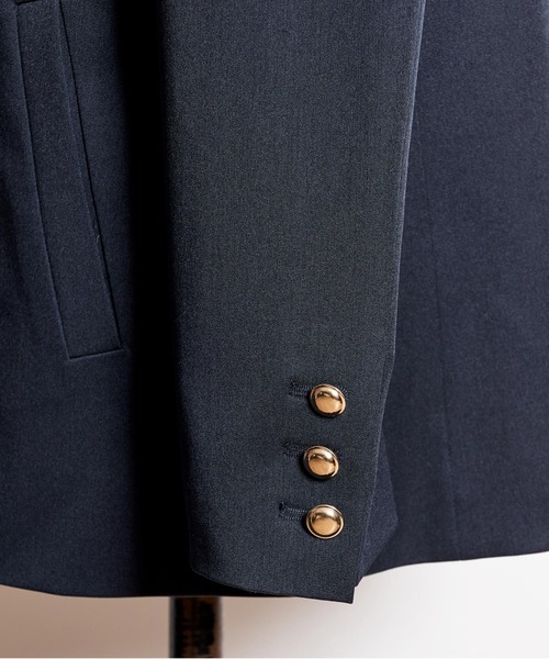 NOELA（ノエラ）の「ダブルブレストジャケット（テーラードジャケット・レディース・ネイビー/ベージュ・S/M）」の6枚目の写真