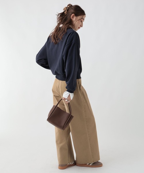 GEORGE'S(ジョージズ)の「リメイク風ワイドデニム(デニムパンツ・レディース・ベージュ/ブルー・SMALL/MEDIUM)」の5枚目の写真