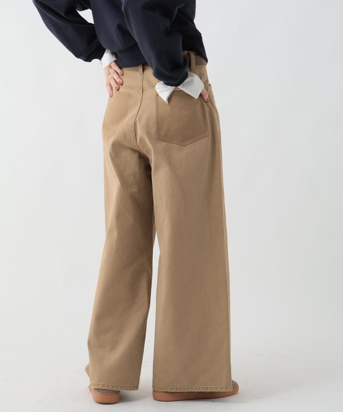 GEORGE'S(ジョージズ)の「リメイク風ワイドデニム(デニムパンツ・レディース・ベージュ/ブルー・SMALL/MEDIUM)」の6枚目の写真