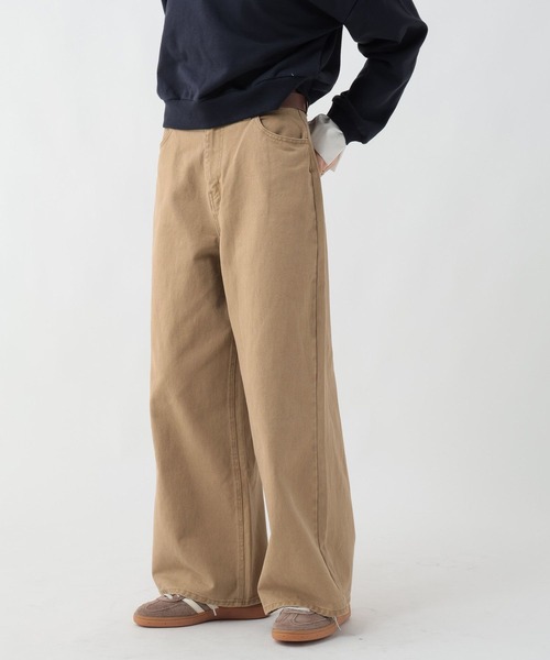 GEORGE'S(ジョージズ)の「リメイク風ワイドデニム(デニムパンツ・レディース・ベージュ/ブルー・SMALL/MEDIUM)」の9枚目の写真