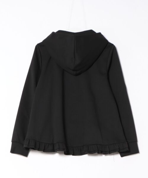 VIBGYOR(ヴィブジョー)の「FReePLACe/上品 フリル パーカー X12745(パーカー・レディース・グレー/ブラック・L/M)」の3枚目の写真