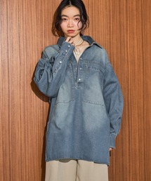 mysty woman | ライトオンスデニムシャツ　659091(シャツ/ブラウス)