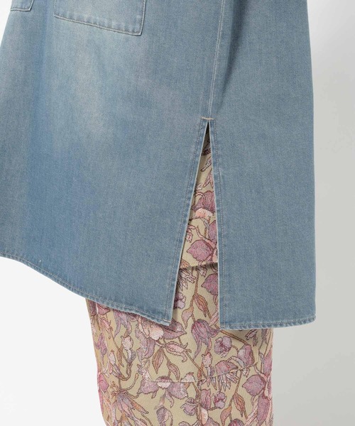 mysty woman（ミスティウーマン）の「ライトオンスデニムシャツ　659091（シャツ/ブラウス・レディース・インディゴブルー/ブルー・FREE）」の19枚目の写真