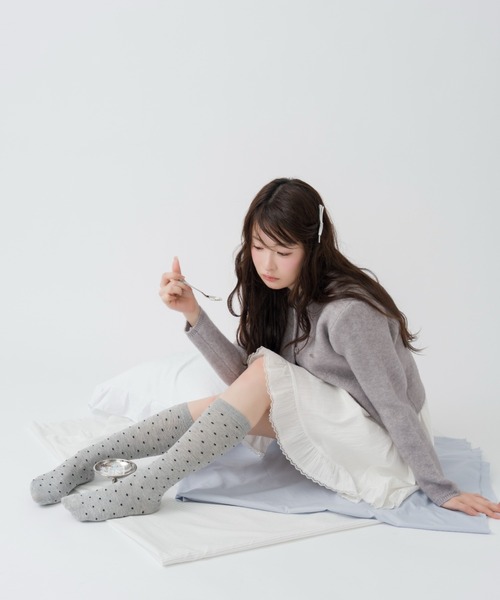mellowneon(メロウネオン)の「コットンレースチュチュシルエットワンピース(ワンピース・レディース・ホワイト・FREE)」の6枚目の写真
