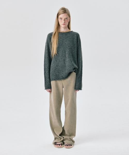 WNDERKAMMER(ブンダーカンマー)の「コーデュロイストレートパンツ_カーキ(その他パンツ・レディース・その他・S/M/XS)」の1枚目の写真