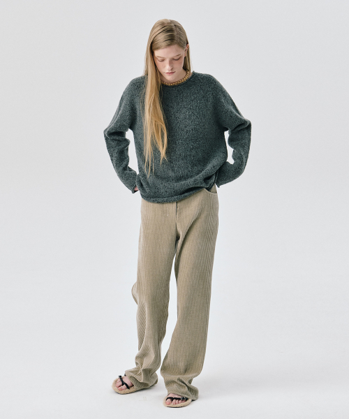 WNDERKAMMER(ブンダーカンマー)の「コーデュロイストレートパンツ_カーキ(その他パンツ・レディース・その他・S/M/XS)」の4枚目の写真