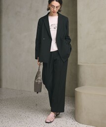 BEAUTY&YOUTH UNITED ARROWS | 【WEB限定 Wardrobe DAILY MINIMAL】メランジ ダブルジャケット ウォッシャブル(テーラードジャケット)