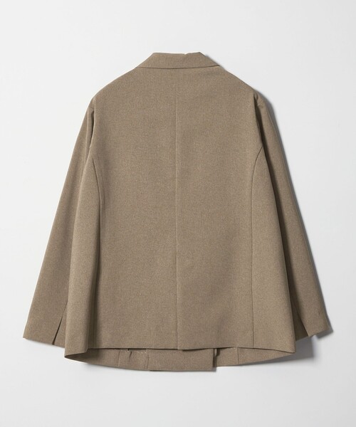 BEAUTY&YOUTH UNITED ARROWS（ビューティーアンドユースユナイテッドアローズ）の「【WEB限定 Wardrobe DAILY MINIMAL】メランジ ダブルジャケット ウォッシャブル（テーラードジャケット・レディース・モカ/ブラック・S/M/L）」の22枚目の写真