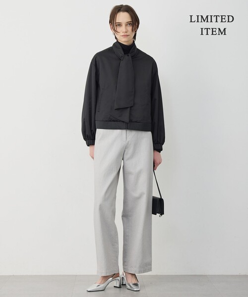 ICB（アイシービー）の「【WEB限定】 コットンレーシージャガード ハイネックカットソー（Tシャツ/カットソー・レディース・アイボリー系/ブラック系・X-SMALL/SMALL/MEDIUM）」の13枚目の写真