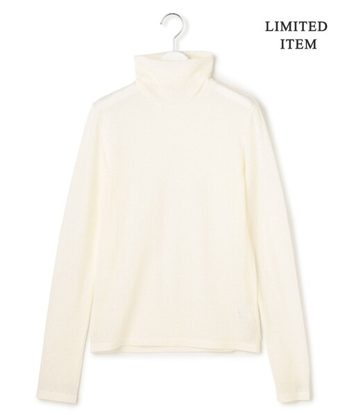 ICB（アイシービー）の「【WEB限定】 コットンレーシージャガード ハイネックカットソー（Tシャツ/カットソー・レディース・アイボリー系/ブラック系・X-SMALL/SMALL/MEDIUM）」の16枚目の写真
