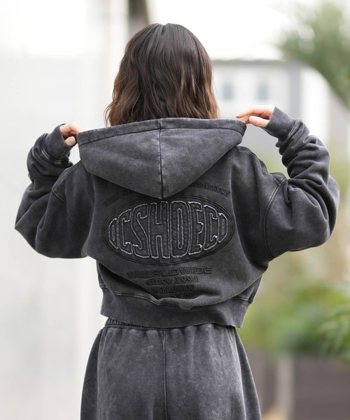 DC(ディーシー)の「DC/ディーシー 26 WS HIDDEN SHORT ZH LZH261309(パーカー・レディース・ライトブルー/スミクロ/ライトピンク・M)」の8枚目の写真