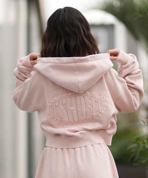 DC(ディーシー)の「DC/ディーシー 26 WS HIDDEN SHORT ZH LZH261309(パーカー・レディース・ライトブルー/スミクロ/ライトピンク・M)」の10枚目の写真