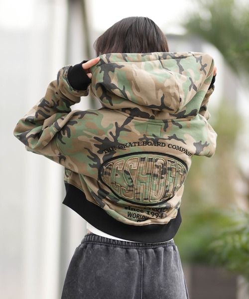 DC(ディーシー)の「DC/ディーシー 26 WS HIDDEN SHORT ZH LZH261309(パーカー・レディース・ライトブルー/スミクロ/ライトピンク・M)」の11枚目の写真