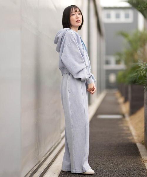 DC(ディーシー)の「DC/ディーシー 26 WS HIDDEN SHORT ZH LZH261309(パーカー・レディース・ライトブルー/スミクロ/ライトピンク・M)」の15枚目の写真