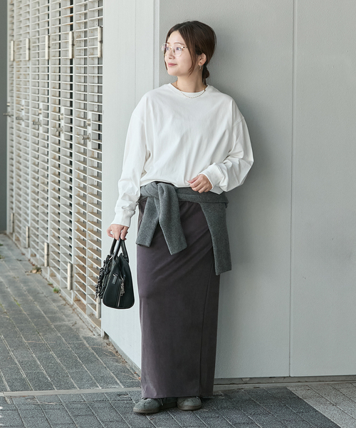 JOURNAL STANDARD(ジャーナルスタンダード)の「《WEB限定追加》タックスウェットシャツ(Tシャツ/カットソー・レディース・ブラック系その他/ウッド/ホワイト/ブラウン系その他・FREE)」の7枚目の写真