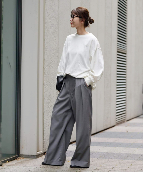 JOURNAL STANDARD(ジャーナルスタンダード)の「《WEB限定追加》タックスウェットシャツ(Tシャツ/カットソー・レディース・ブラック系その他/ウッド/ホワイト/ブラウン系その他・FREE)」の9枚目の写真