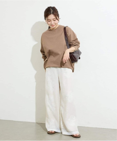 JOURNAL STANDARD(ジャーナルスタンダード)の「《WEB限定追加》タックスウェットシャツ(Tシャツ/カットソー・レディース・ブラック系その他/ウッド/ホワイト/ブラウン系その他・FREE)」の10枚目の写真